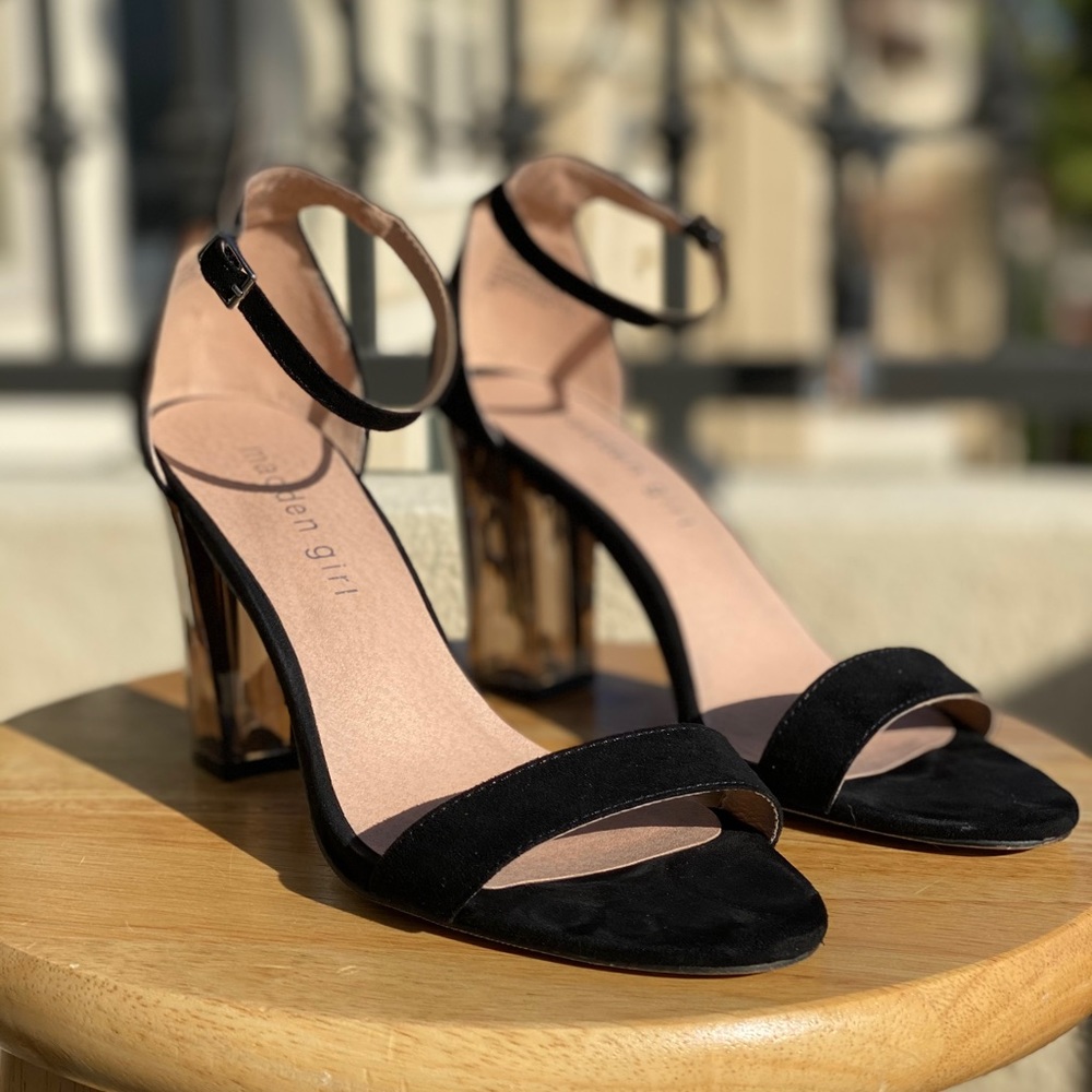 Madden Girl Strappy Block Heel Sandals